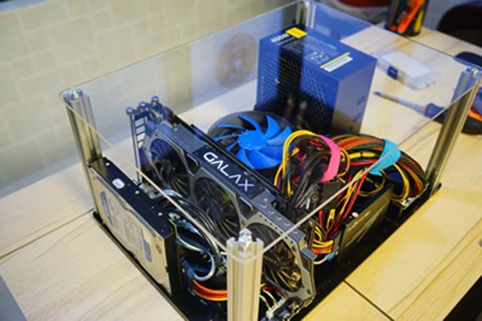 DIY персонализированный прозрачный акриловый Настольный ПК чехол стойка игровой хост-бокс ATX материнская плата Хендс-он сборка геймер компьютерные части