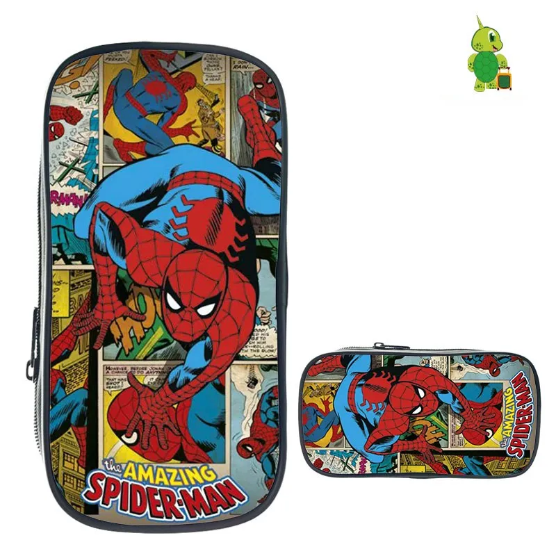 14 Spider Man Far From Home Pencil Case for Boys Girls Stationery Storage Bags Cosmetic Bag Kids School Supplies Makeup Bag - Color: 14