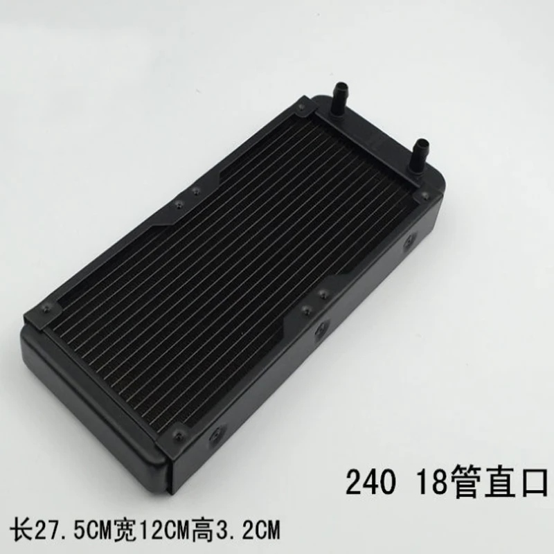 Теплообменник ЦП с 18 трубками алюминиевый компьютерный радиатор Водяной кулер |
