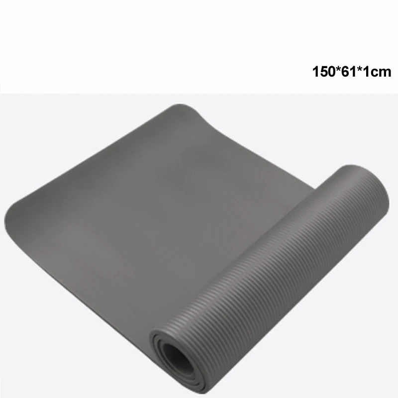 10mm15mm Нескользящие коврики для йоги для фитнеса безвкусная Гимнастика-Пилатес Спортивные щитки для упражнений - Цвет: Слоновая кость