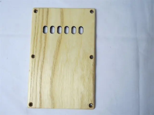 

solid wood Guitar Cavity Cover Back Plate -Guitar Style 2 #2384