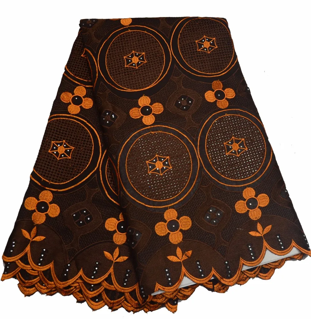 

100% Soft swiss cotton fabric African style Quality cotton tissue for sewing wedding party clothes of woman CLPL-12