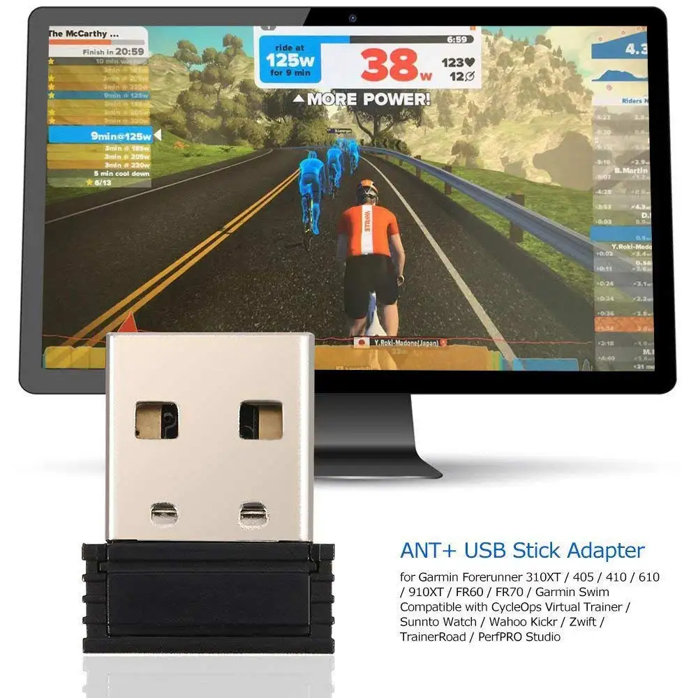 Мини USB накопитель Ingelon ANT + портативный адаптер Прямая поставка для Garmin zwift onelap wahoo
