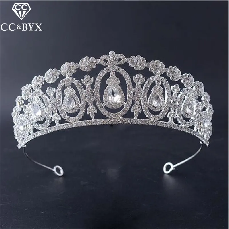 CC crowns tiaras hariband Винтажные Украшения для волос роскошные свадебные аксессуары
