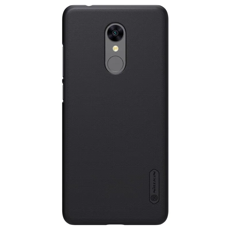 Nilkin для Xiaomi Redmi 5 чехол Nillkin матовый щит Матовый Жесткий ПК смартфон задняя защитная крышка для Xiaomi Redmi 5 - Цвет: black
