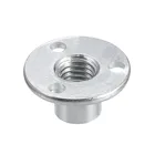 Тройник Uxcell, гайка с круглым основанием, оцинкованная углеродистая сталь, для скалолазания, m8x22x2 мм, m10x25x1.8 мм, 10 шт.