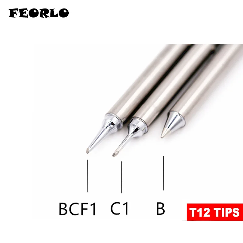 BCF1 C1 B Горячая паяльная станция T12 наконечники серии паяльник для Hakko Fx-951 STC STM32 OLED Hakko T12 комплект Электрический паяльник - Цвет: BCF1 C1 B