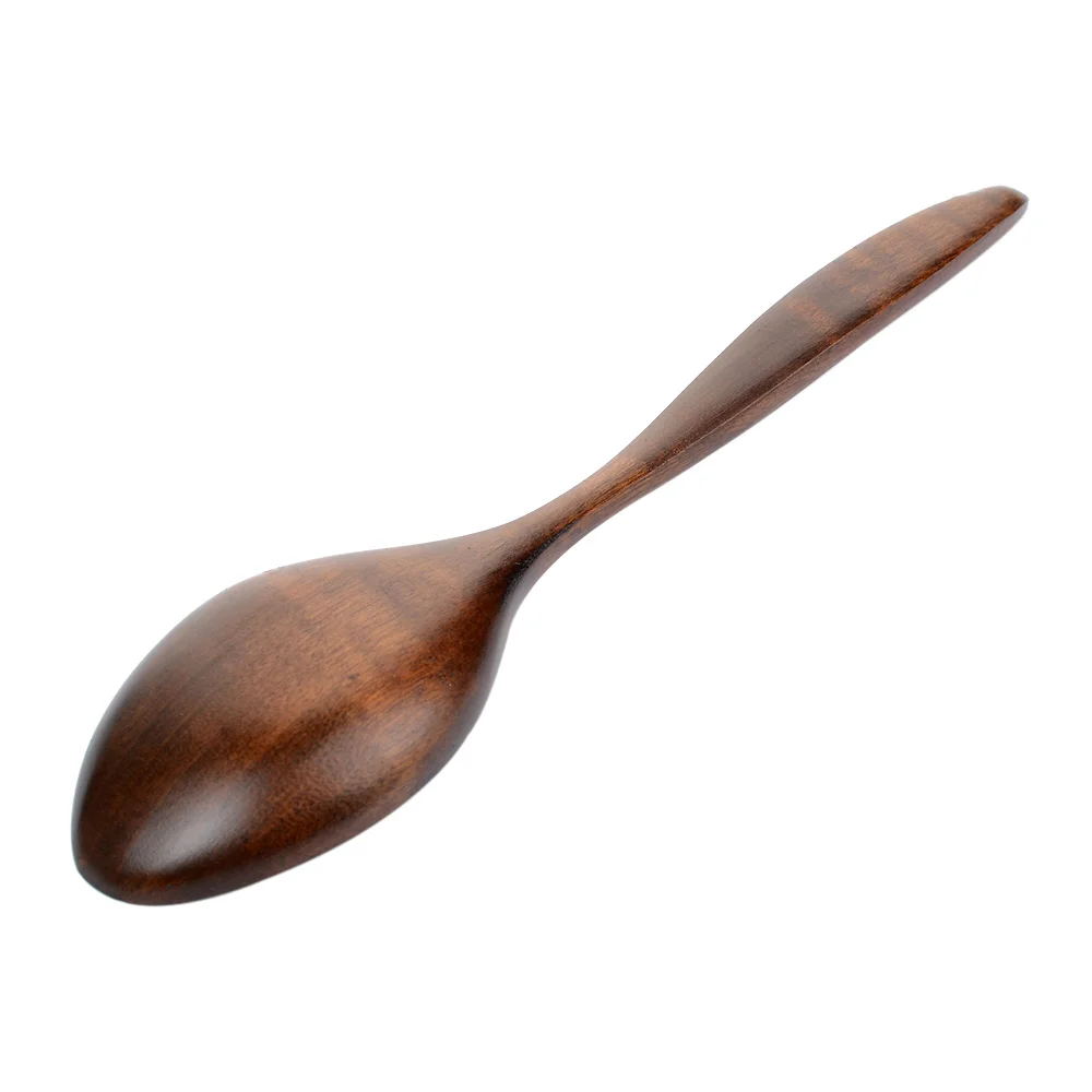 

Wooden Spoons Large Long Handled Spoon Kids Spoon Wood Rice Soup Dessert Spoon Coffee Tea Mixing Tableware Kitchen Accessories