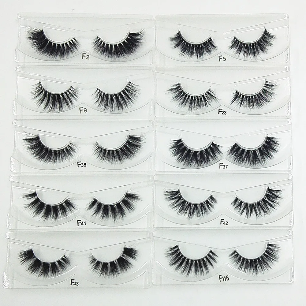 1 пара искусственные ресницы черного цвета из искусственной норки|eye lashes|3d mink false