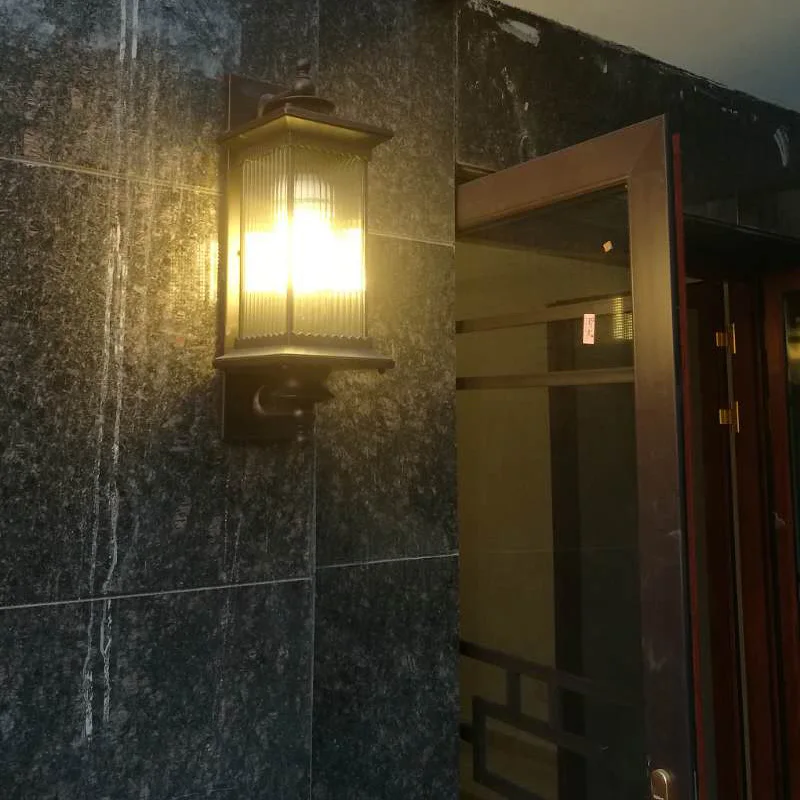 Большой садовый светильник в стиле арт деко настенный уличный античном для кафе