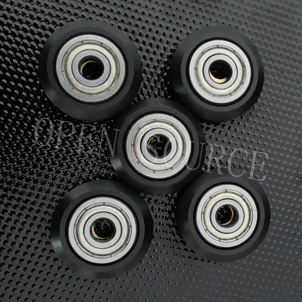 5 шт. Openbuilds V слот линейные экструзионные колеса шкивы отверстие: мм Delrin Mini
