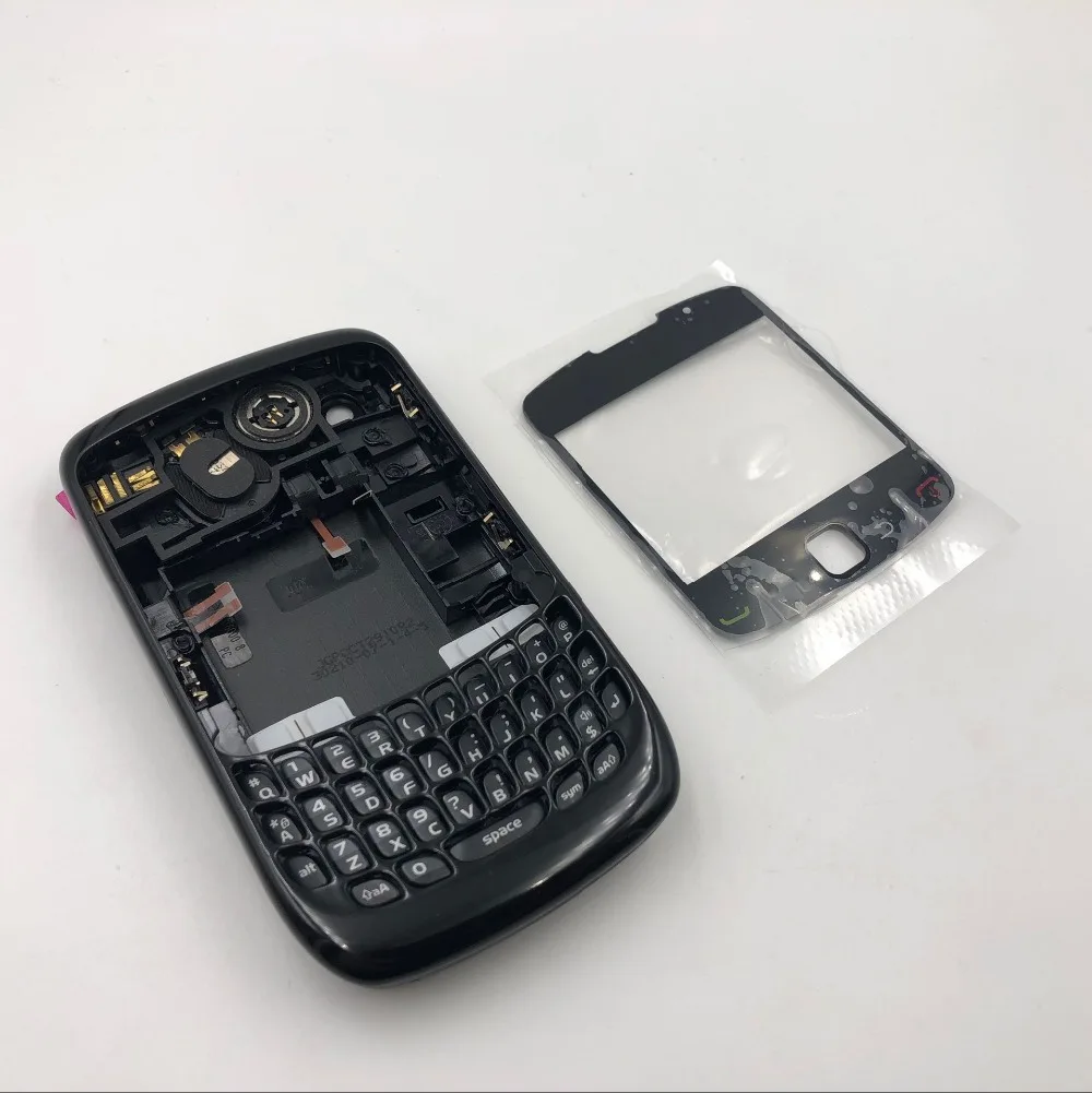 RTBESTOYZ белый и черный полный корпус для Blackberry Curve 8520 Полный чехол Замена