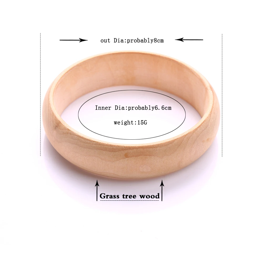 50 шт. незавершенные деревянные браслеты для рукоделия|wooden bangles|wooden bangles wholesaleunfinished
