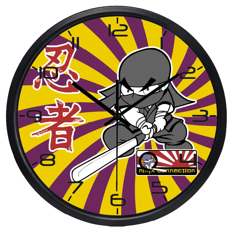 

Cartoon Japan Movie Ninja Wall Clock