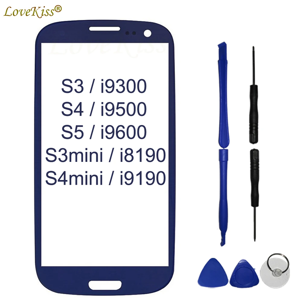 Передняя панель для Samsung Galaxy S3 Neo S4 S5 Mini i8190 i9190 i9600 сенсорный экран ЖК дисплей
