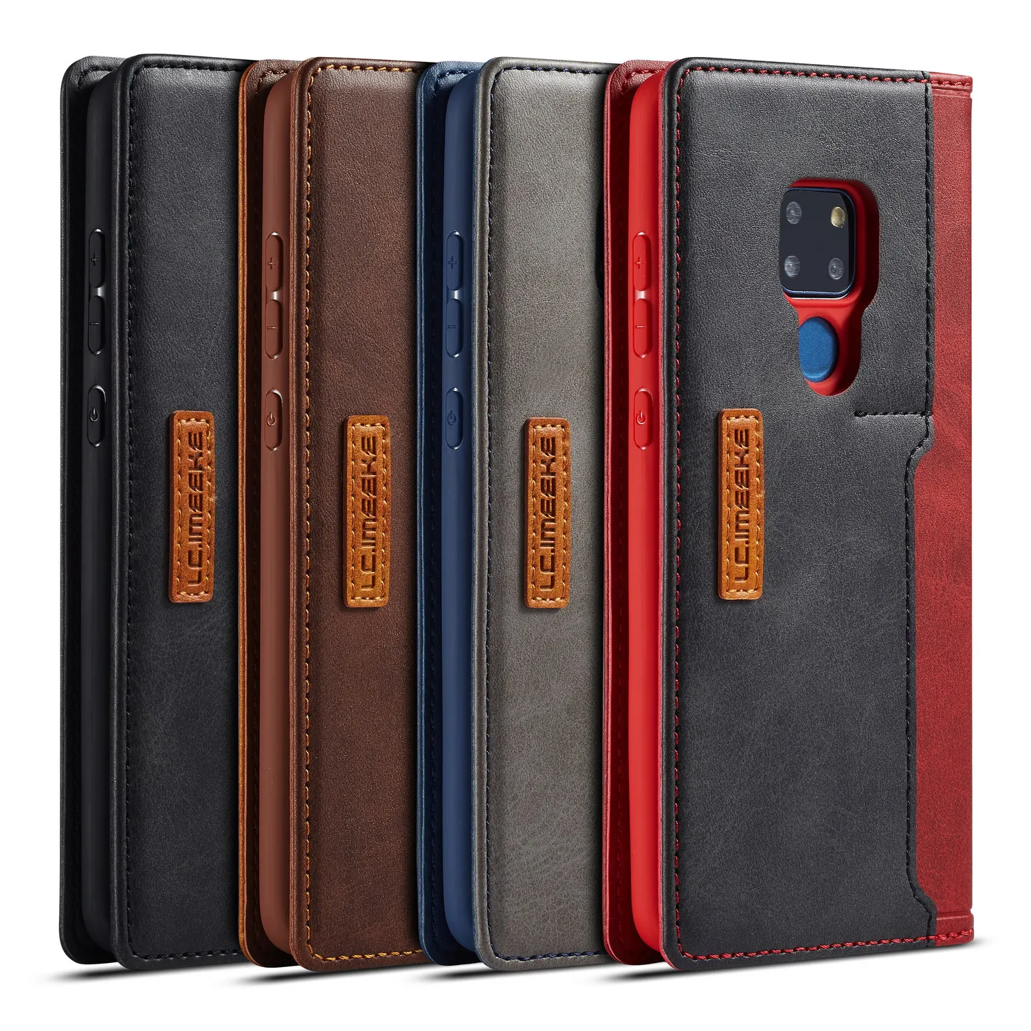 Роскошный кожаный чехол-книжка с подставкой для Huawei Mate 20 чехол-бумажник чехлы