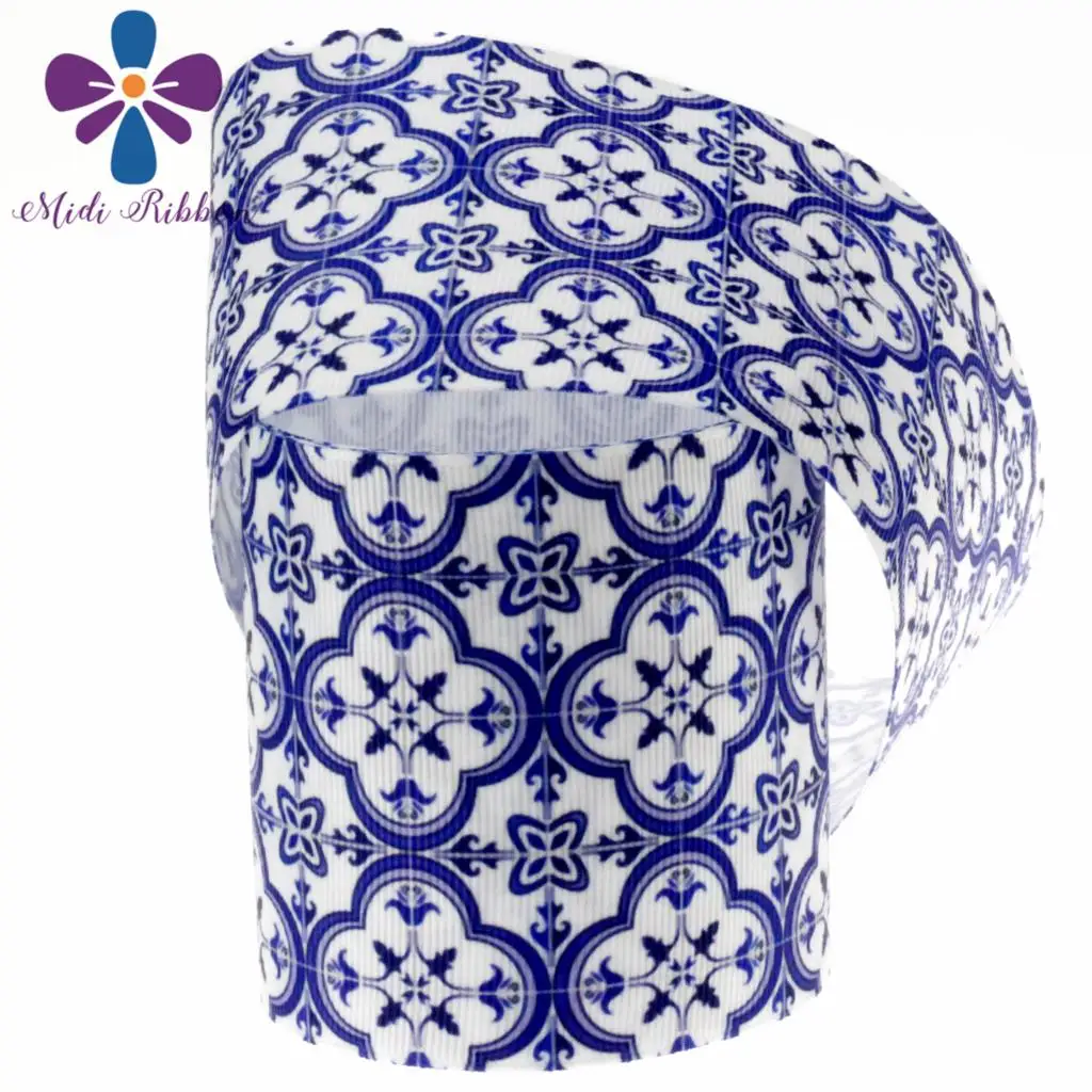 16mm-75mm Retro Check Crown Patterns Printed Grosgrain/Elastic Ribbon Hair Bowknots Making 50yards/roll | Дом и сад