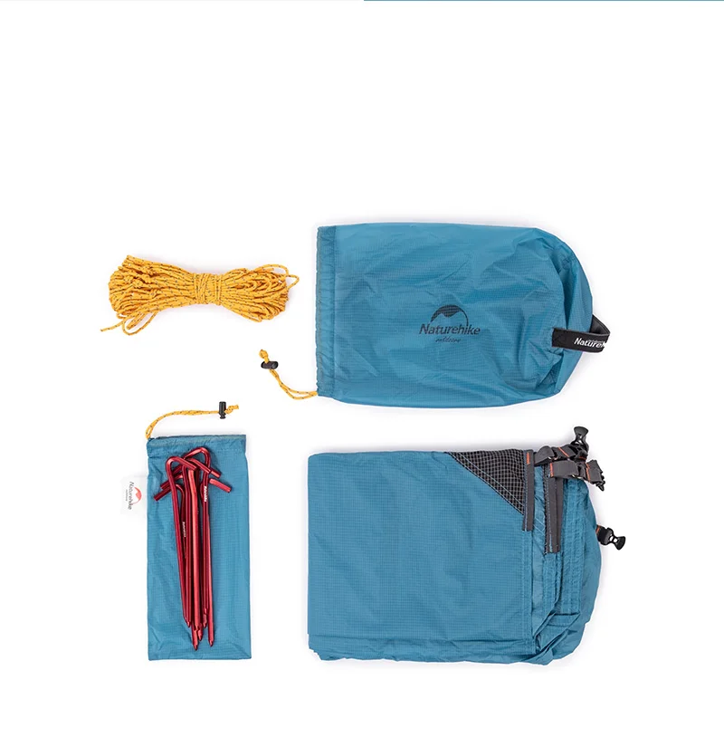 Awning Without Rod Naturehike CLOUD ATLAS 15D капроновые, силиконовые, походные, непромокаемые, солнцезащитный, солнцезащитный тент, Пляжная палатка - Цвет: Awning Without Rod