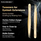 NAGARAKU N-06N-07 1 шт. отличное застежка 3D 4D 5D 6D Профессиональный легкий вентиляторы Пинцет русский объемный Пинцет Авто-вентиляторы пинцет
