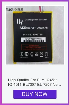 Высокое качество для FLY BL3817 FLY iq4417 Era Energy 3 мобильный телефон литиевая Оригинальная батарея 3000 мАч запасные части