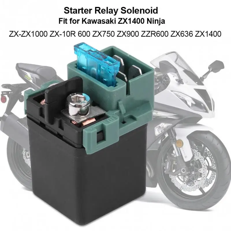 Реле стартера мотоцикла соленоида для Kawasaki ZX1400 Ninja ZX-ZX1000 ZX-10R 600 ZX750 ZX900 ZZR600 ZX636 |