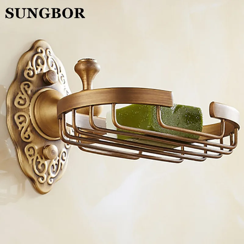 Горячие Продажа Античная Бронзовая Отделка Мыло Чистая Мыльницы держатель