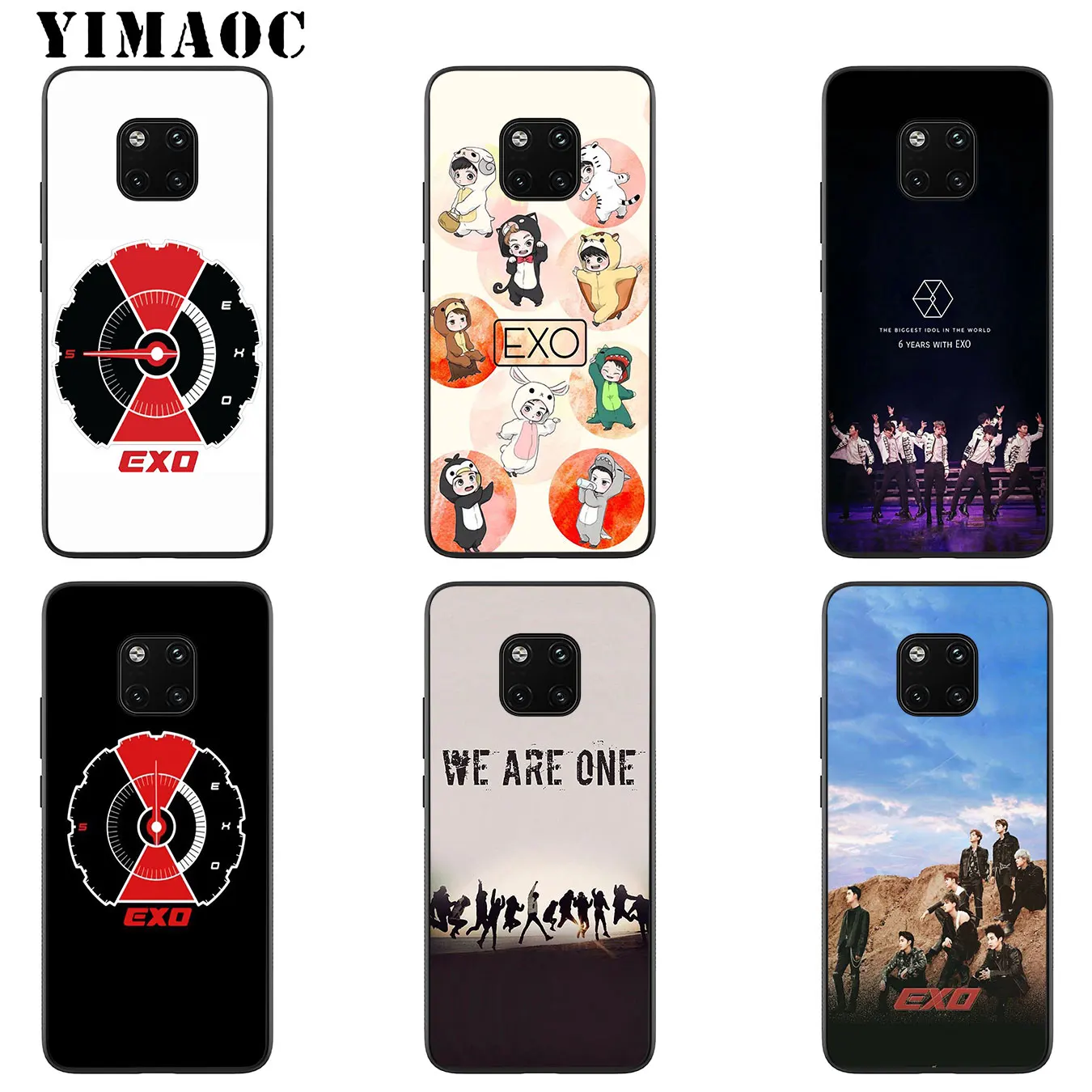 Мягкий силиконовый чехол YIMAOC EXO 5 для Huawei Mate 30 20 10 Pro Lite Nova 5I 5t 3i 3|Бамперы| |