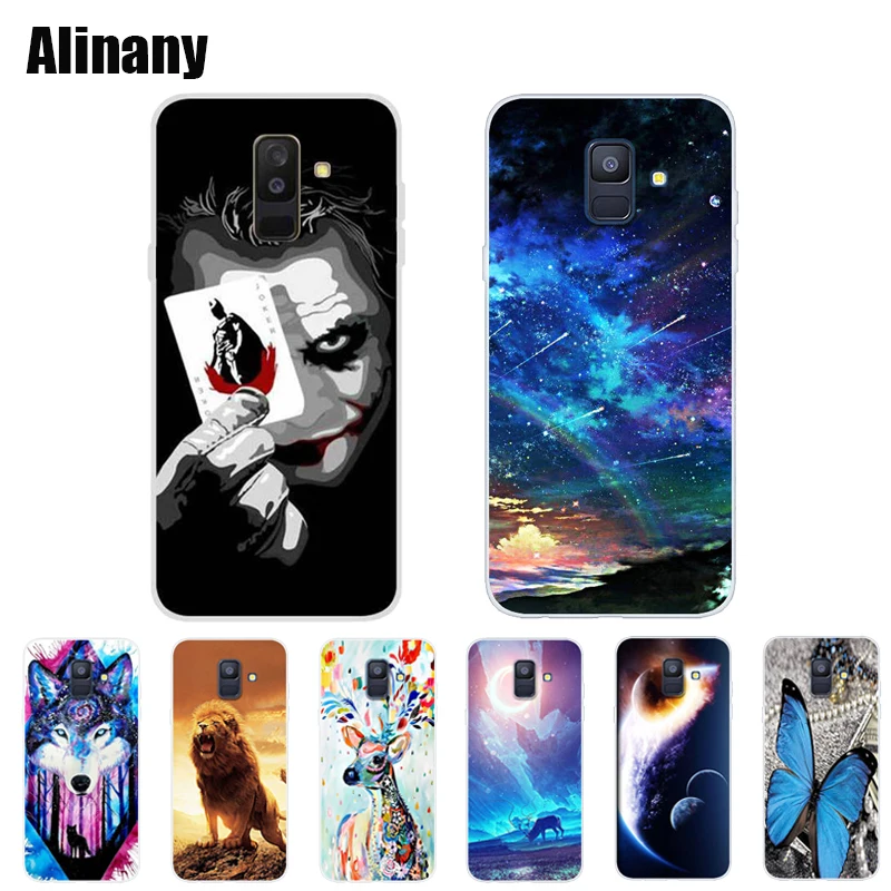 Чехол для Samsung Galaxy A6 Plus 2018 силиконовый чехол телефона A605 + A6Plus | Мобильные телефоны