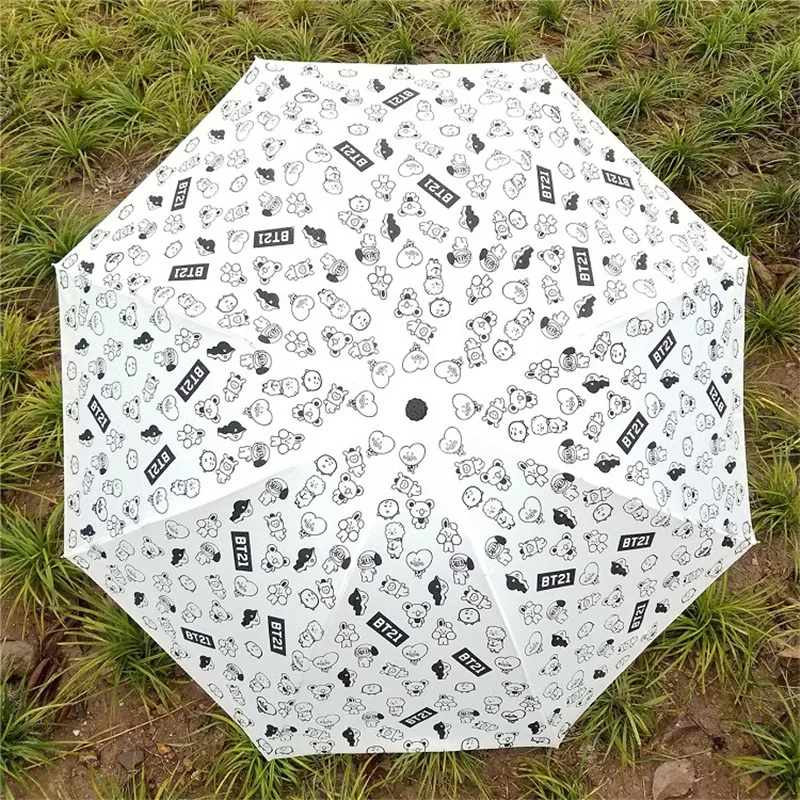 New Kpop Fashion harajuku BTS Bangtan boys GOT 7 WANNA ONE Jimin Suga Jungkook Umbrella | Женская одежда