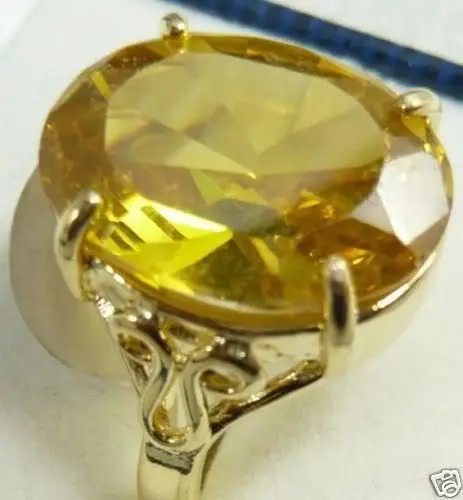 

Free shipping >>>>>>Yellow Rhinestone Crystal Ring Size:7:8:9 AAA