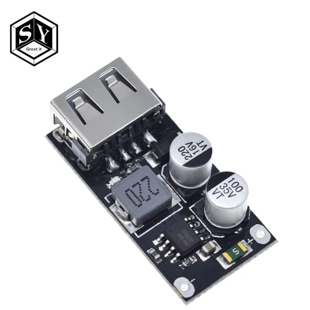 USB QC3.0 QC2.0 DC-DC понижающий преобразователь зарядный понижающий модуль 6-32 в 9 в 12 В 24 В для быстрого зарядного устройства печатная плата 3 в 5 в 12 В