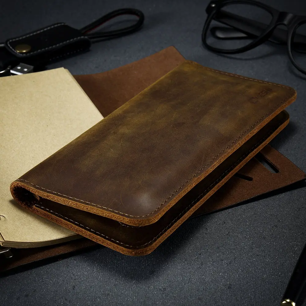 Сумка для телефона чехол iPhone X 10 8 7 6 s Plus держатель карт Geniune кожаный кошелек Чехол