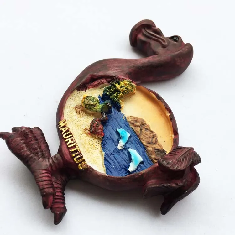 Маврикийская национальная птица Dodo стерео Сувенирный магнит для путешествий на