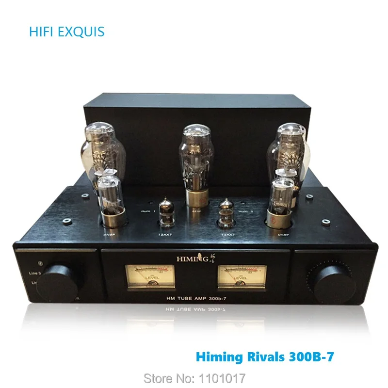 Himing RIVALS последние 300B-7 300B Ламповый усилитель HIFI EXQUIS 2 уровня драйверы handmand леса Топ компонент лампы amp