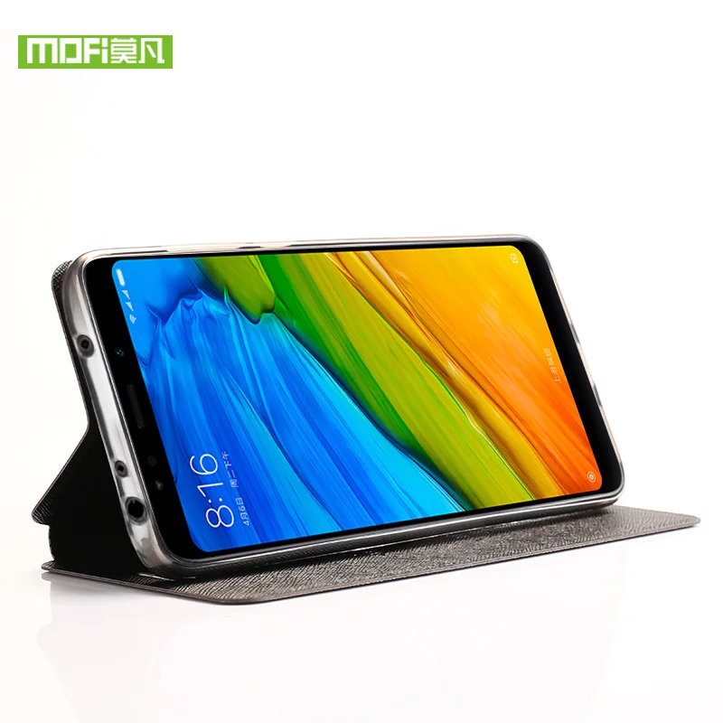 Mofi для Xiaomi Redmi 5 чехол силиконовый мягкий Держатель Флип кожа redmi оригинальный