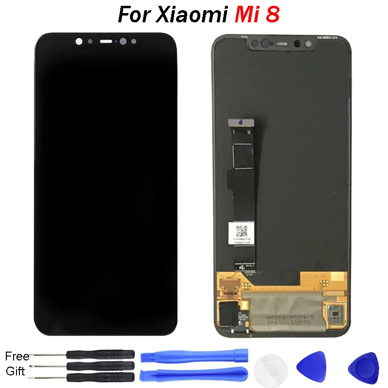 ЖК дисплей для Xiaomi Mi 8 оригинальный мобильный телефон с дигитайзером сенсорного
