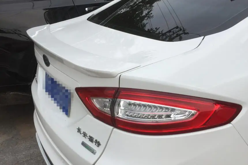 АБС пластик автомобильный заднее крыло багажника спойлер для Ford Mondeo Fusion 2013 2014 2015