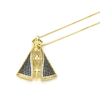 omyfun factory price nossa senhora holy spirit pendant fashion women necklace lindo collar accessory joyeria feminina bijoux