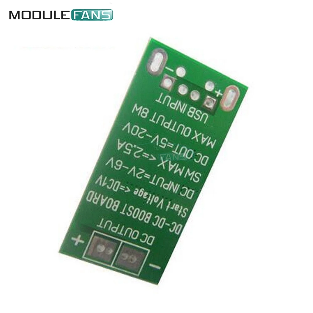 8W USB Вход DC 1V 2V 6V при напряжении от 5 В до 12 в импульсный Повышающий Модуль Питание