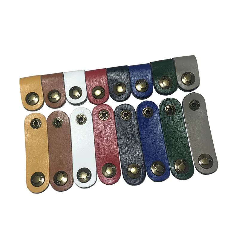 Аксессуары Для Путешествий Кожаный держатель для кабеля защита наушников USB