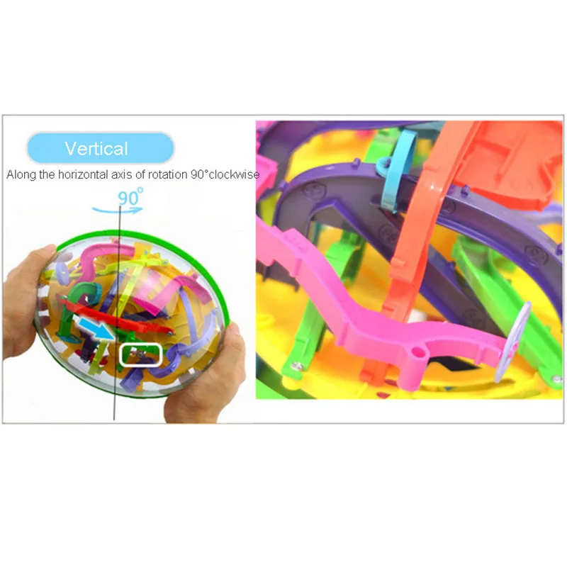 3D мяч лабиринт головоломка Лабиринт плексиглас игра Развивающие игрушки для