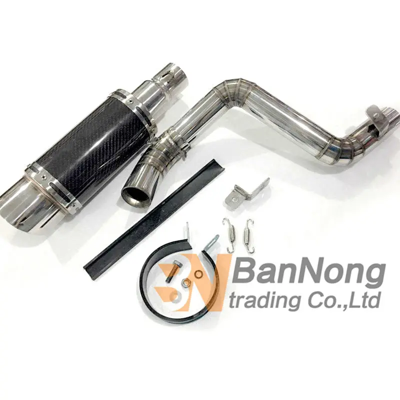 Модифицированная выхлопная труба из нержавеющей стали для мотоцикла подходит KTM