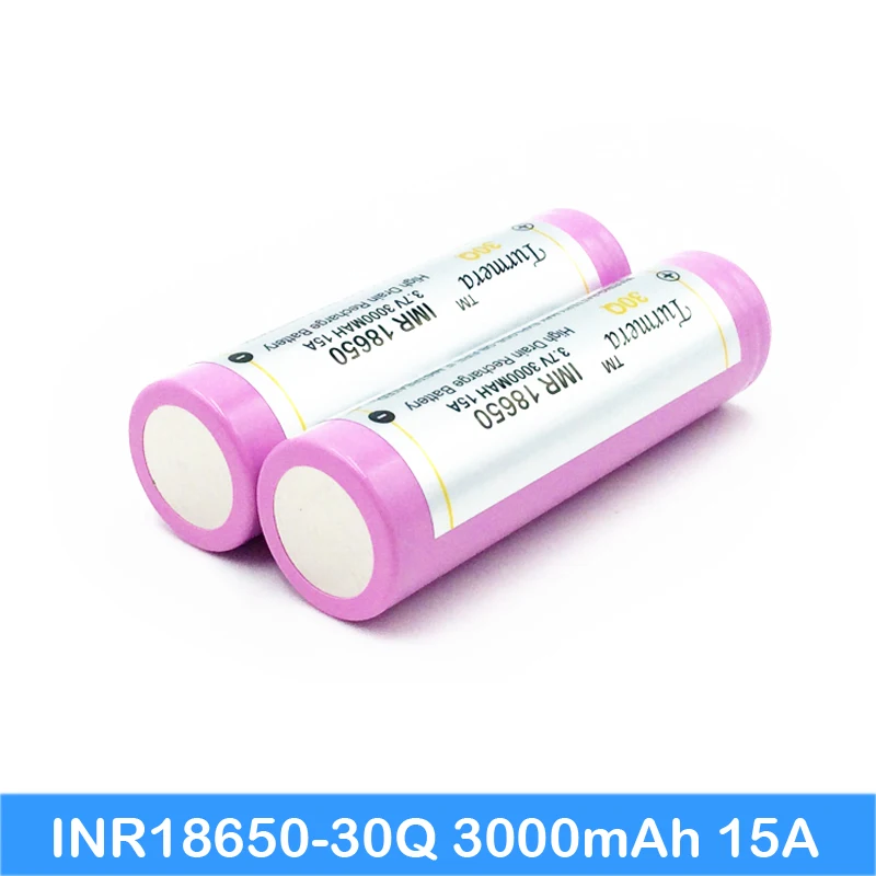 18650 батарея 3000 мАч Оригинальный Новый INR18650 30Q аккумуляторная литий-Литий-ионные