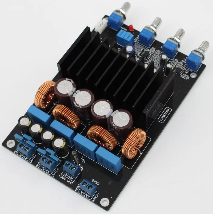 

TAS5613 2.1 digital power amplifier board Class D 75W + 2*150W(4 Ohm), beyond TPA3116 LM1875