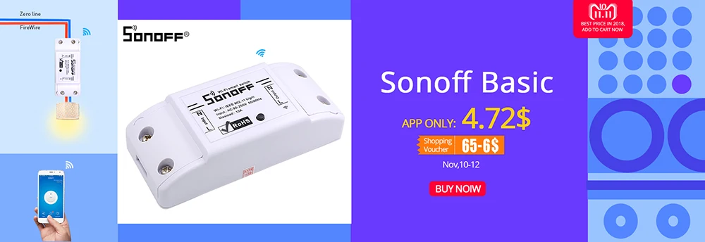 ITEAD SONOFF 4CH Pro R2 4 х канальный Din рейка крепление на включение/выключение Беспроводной автоматизации переключатель дистанционного Управление для умного дома 433 МГц
