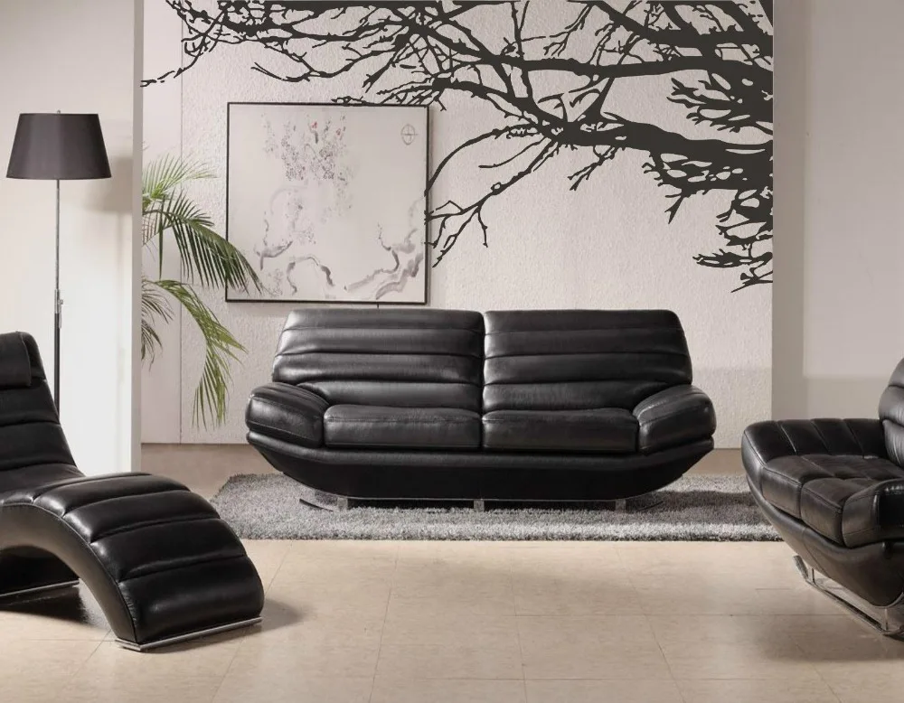 Мега Потрясающие ветки дерева съемные настенные художественные наклейки