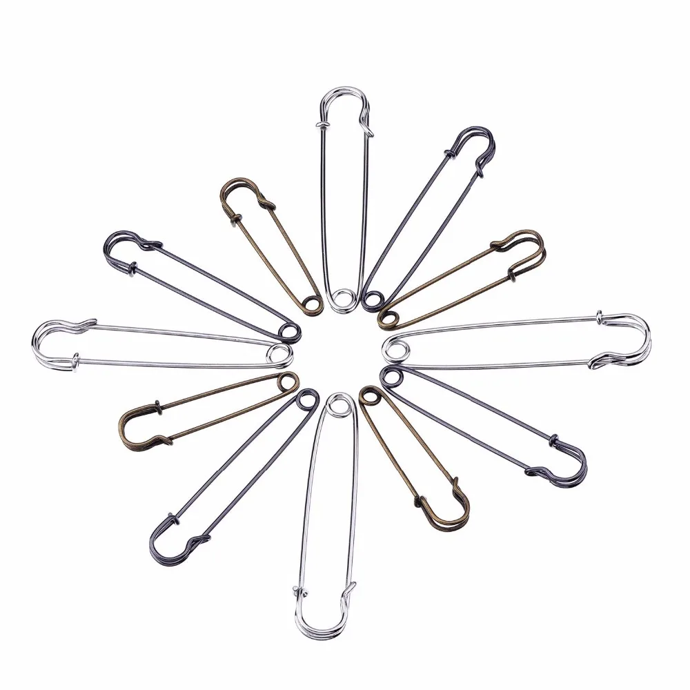12 шт. очень большие безопасные булавки из нержавеющей стали 3 размера