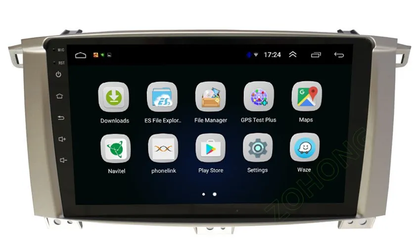 4G DSP 2+ 32Gb 2.5D Android 9,0 Автомобильный мультимедийный dvd-плеер для Toyota Land cruiser 100 LC100 автомобильный Радио gps навигация Авторадио BT
