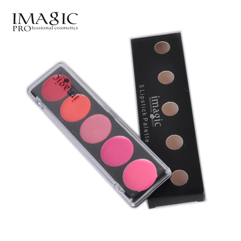 Imagic/для губ панель блеска матовый макияж 5 цветов Водонепроницаемый наборы помад