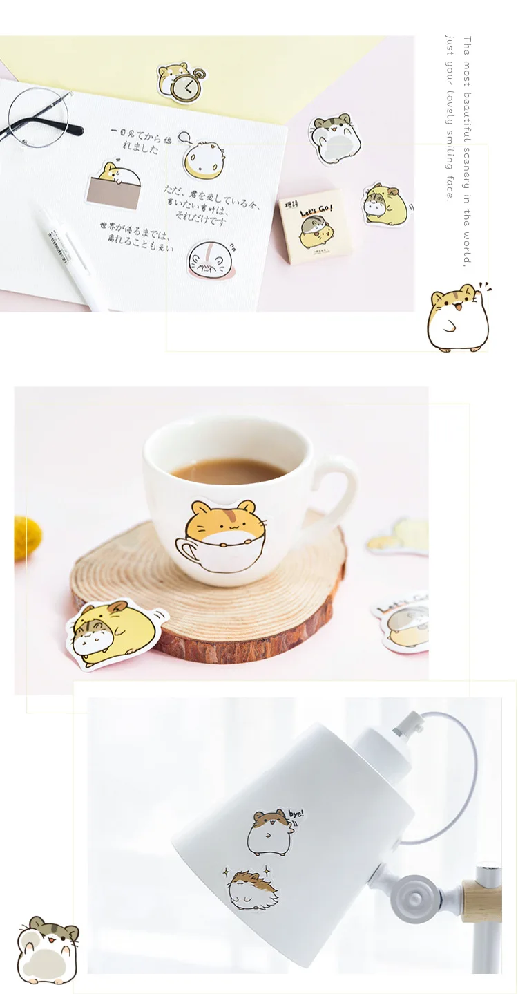 45 шт./кор. Kawaii морская наклейка в форме свиньи Скрапбукинг креативный мультфильм DIY Журнал декоративная клейкая лента канцелярские принадлежности